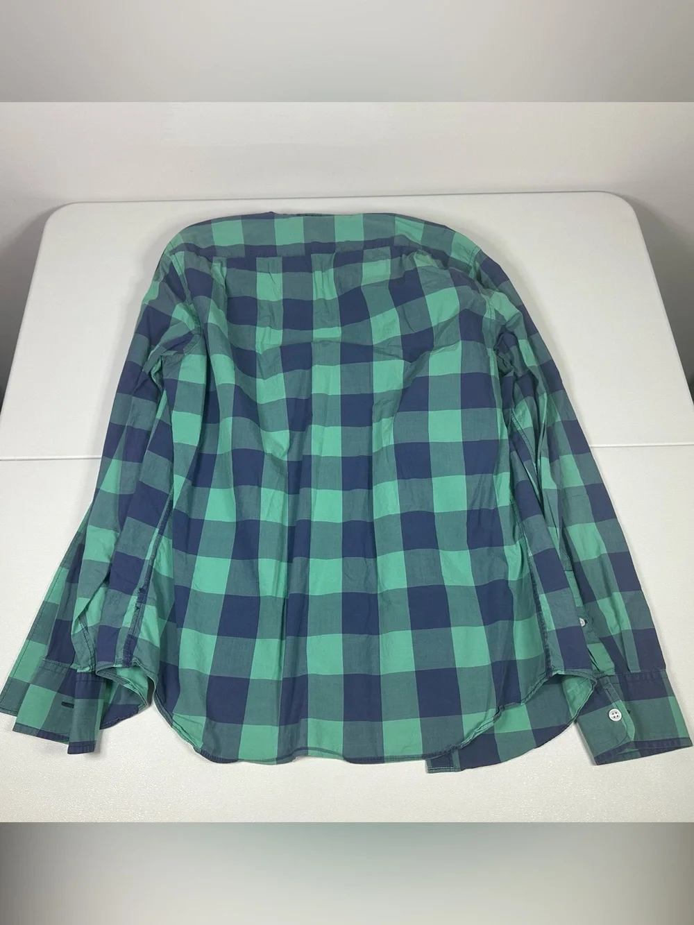 J. Crew Gingham Plaid Lightweight Slim Fit Button Down Shirt